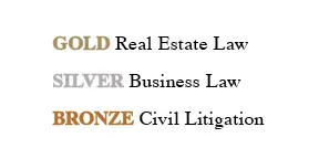 Best of Las Vegas — Gold in Real Estate Law, Silver in Business Law, Bronze in Civil Litigation